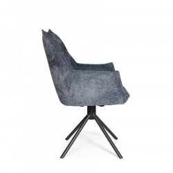 Fred Swivel Dining Chair Anthracite